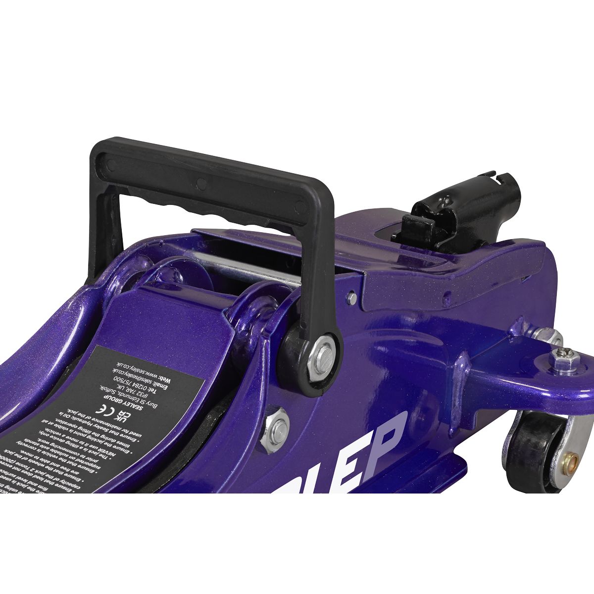 Sealey Low Profile Short Chassis Trolley Jack 2 Tonne - Purple - Image 9