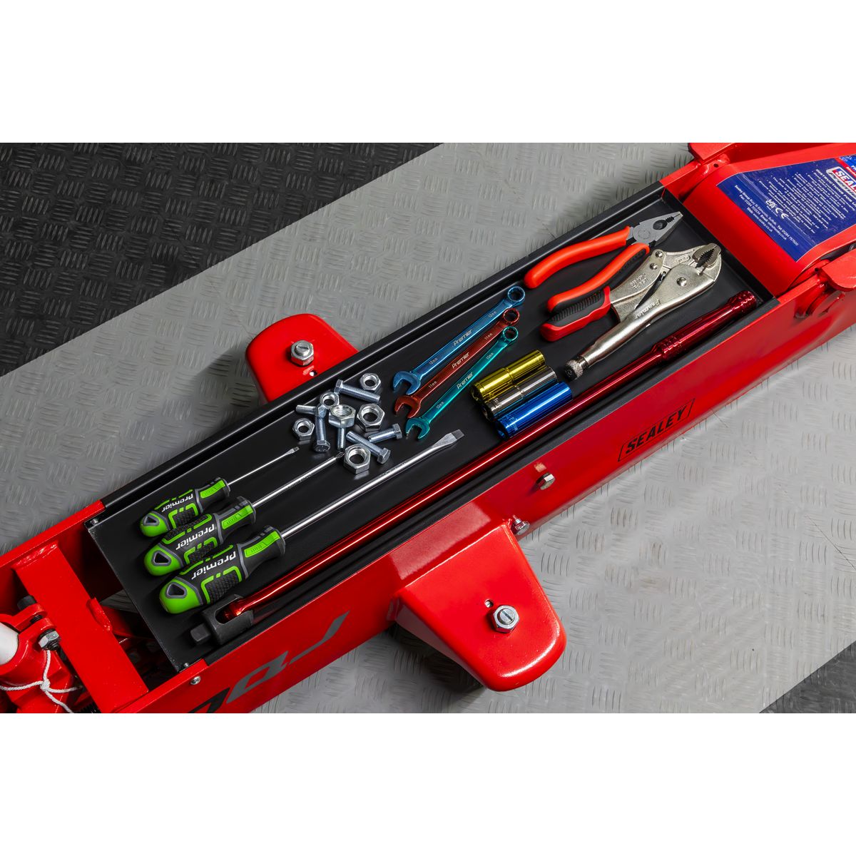 Sealey Premier Long Reach Trolley Jack 10 Tonne - Image 5