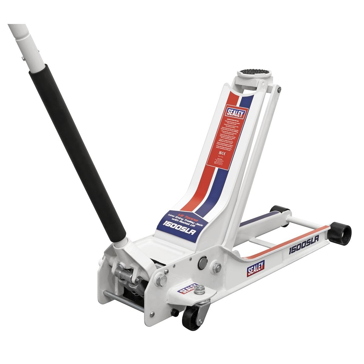 Sealey Low Profile Rocket Lift Trolley Jack 1.5 Tonne - Image 8
