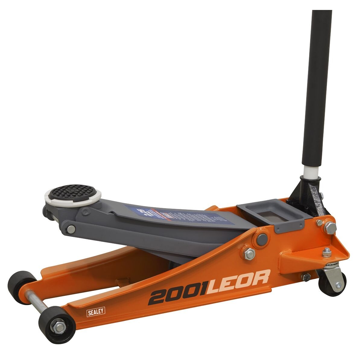 Sealey Low Profile Rocket Lift Trolley Jack 2.25 Tonne - Orange - Image 7