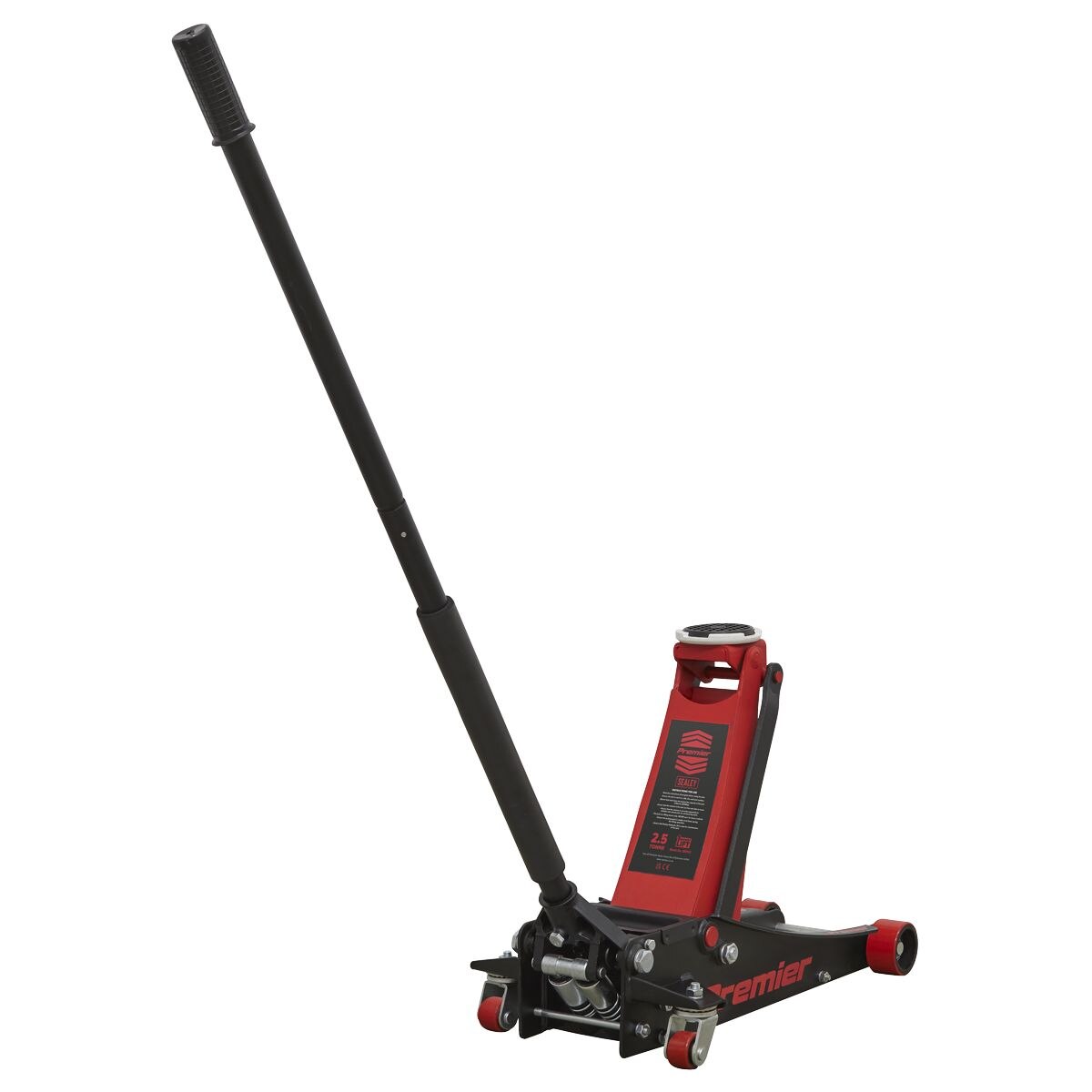 Sealey Premier Low Profile Trolley Jack with Rocket Lift 2.5 Tonne - Image 2
