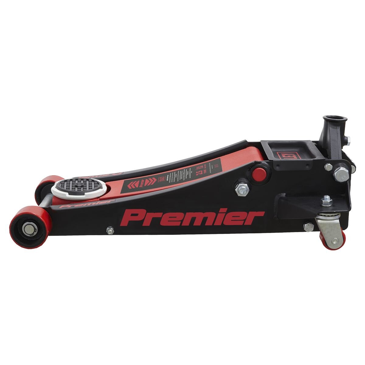 Sealey Premier Low Profile Trolley Jack with Rocket Lift 2.5 Tonne - Image 4