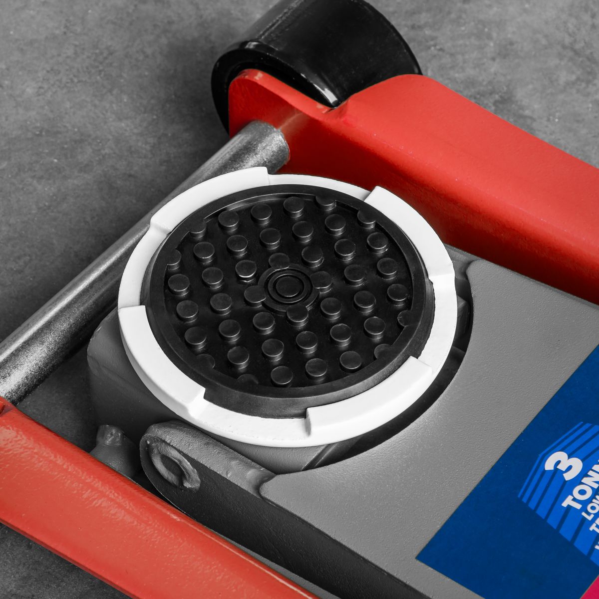 Sealey Low Profile Trolley Jack with Rocket Lift 3 Tonne - Red - Image 5