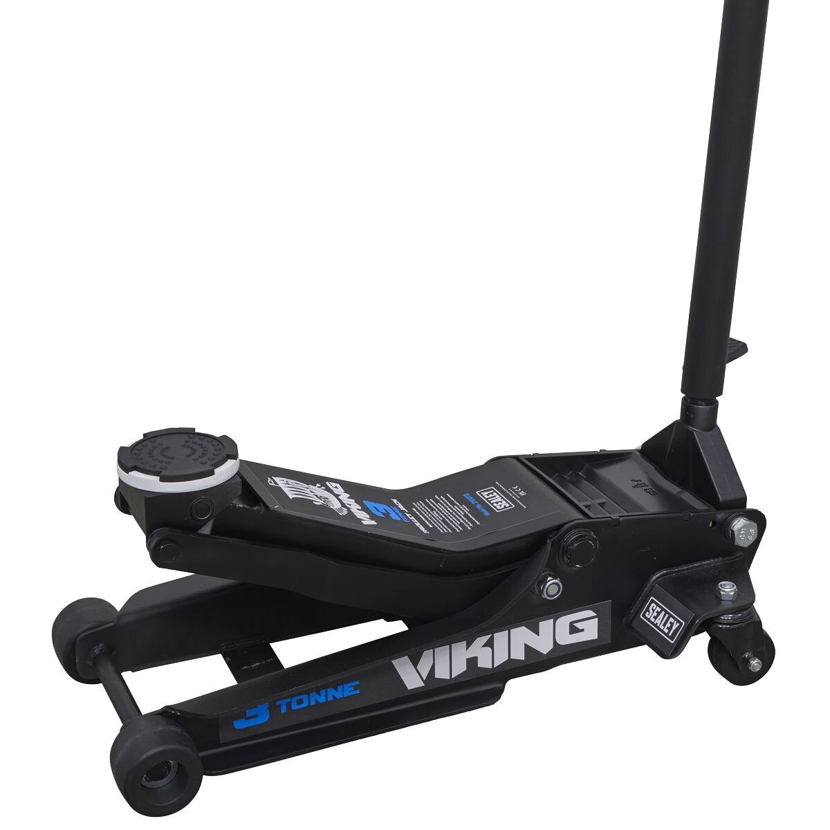 Sealey Viking Low Profile Professional Trolley Jack with Rocket Lift 3 Tonne - Image 3