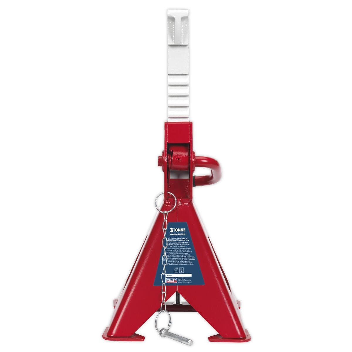 Sealey Auto Rise Ratchet Axle Stands (Pair) 3 Tonne Capacity per Stand - Image 5