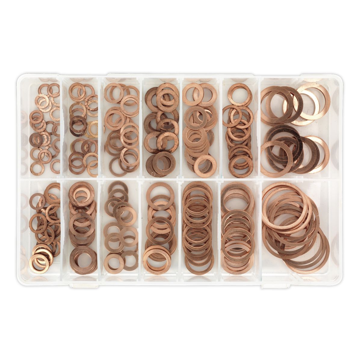Sealey Copper Sealing Washer Assortment 250pc - Image 5