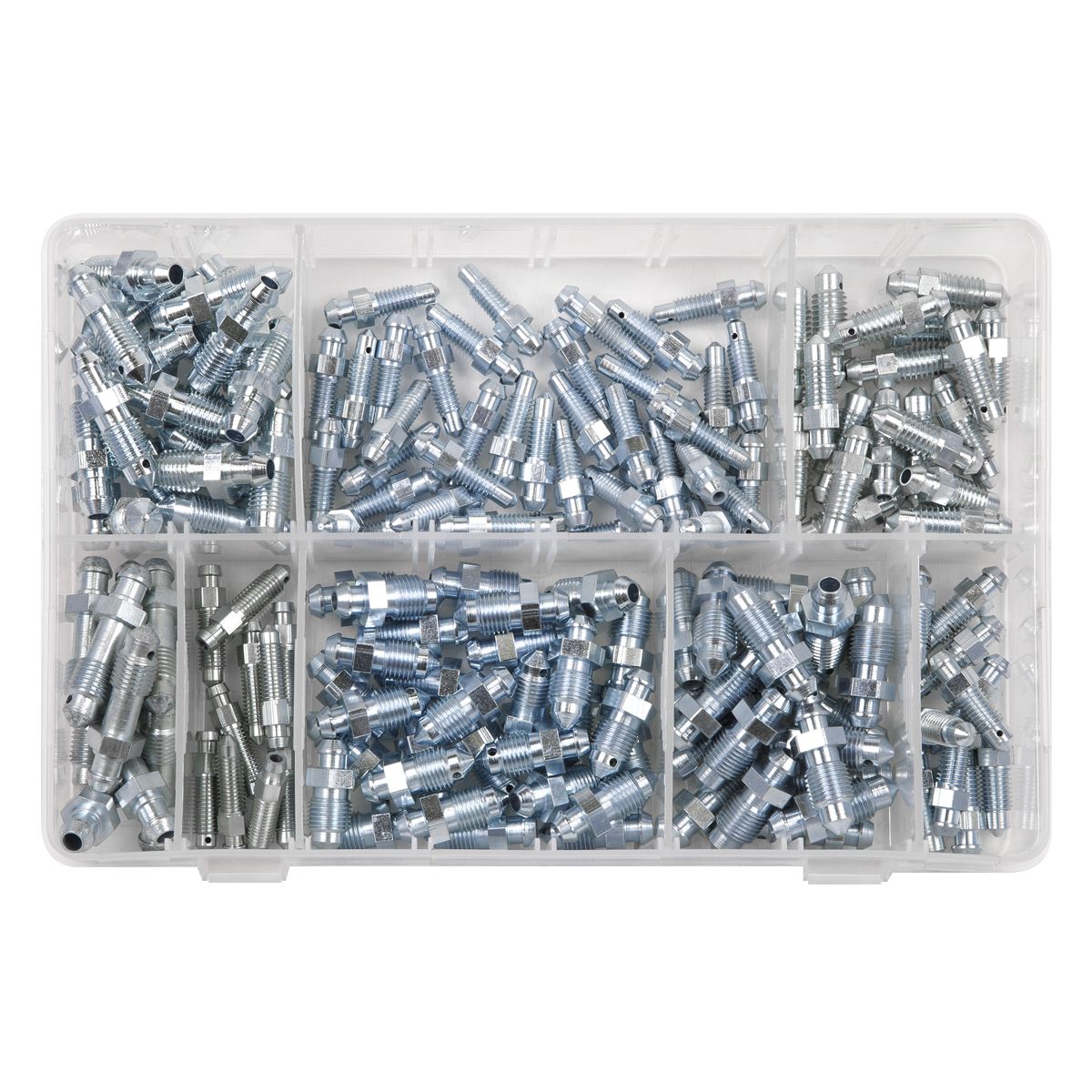 Sealey Bleed Nipple Assortment 160pc - Image 3