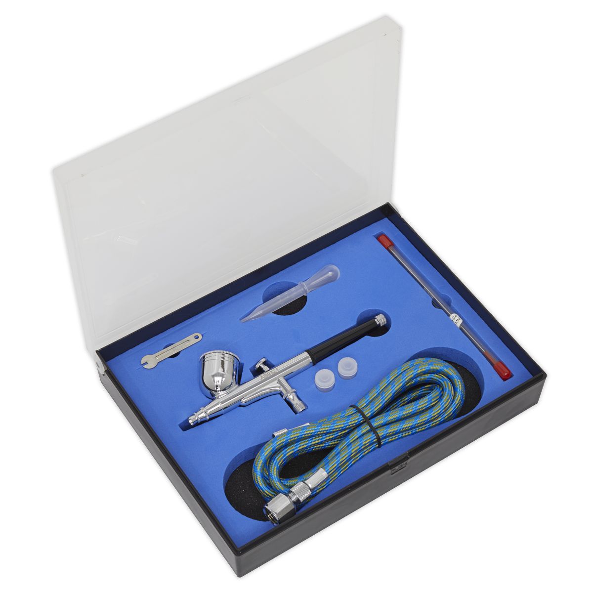 Sealey Gravity Feed Air Brush Kit - Image 1