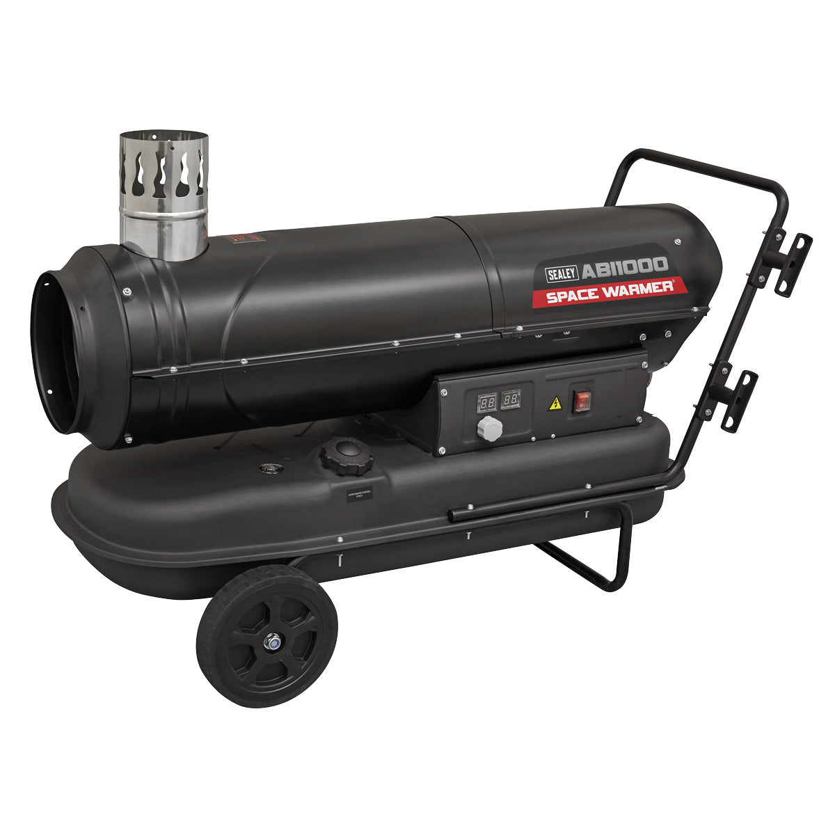 Sealey Space Warmer Indirect Kerosene/Diesel Heater with Wheels 102,000Btu/hr ABI1000