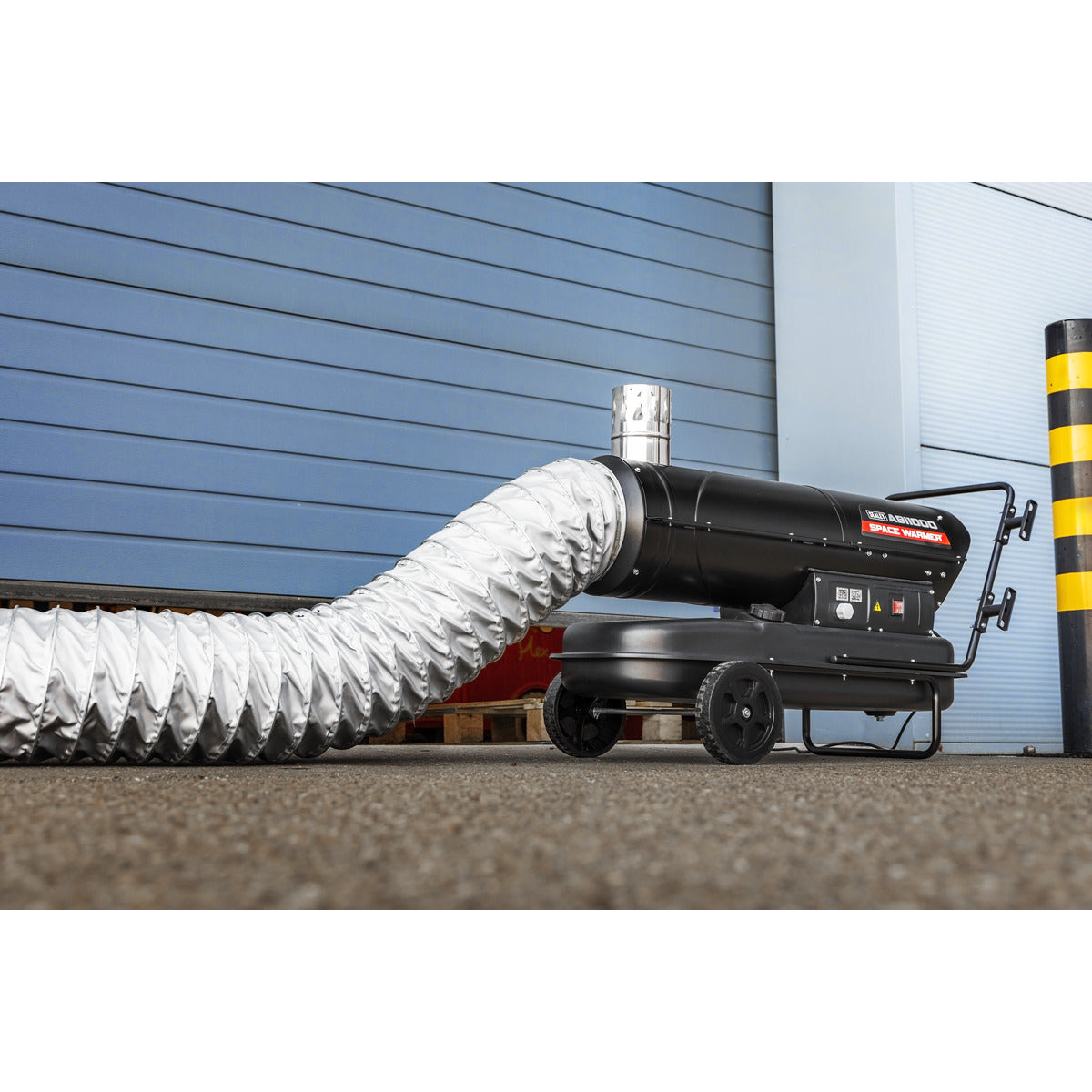Sealey Space Warmer Indirect Kerosene/Diesel Heater with Wheels 102,000Btu/hr ABI1000