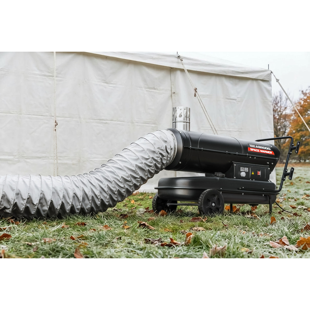 Sealey Space Warmer Indirect Kerosene/Diesel Heater with Wheels 102,000Btu/hr ABI1000