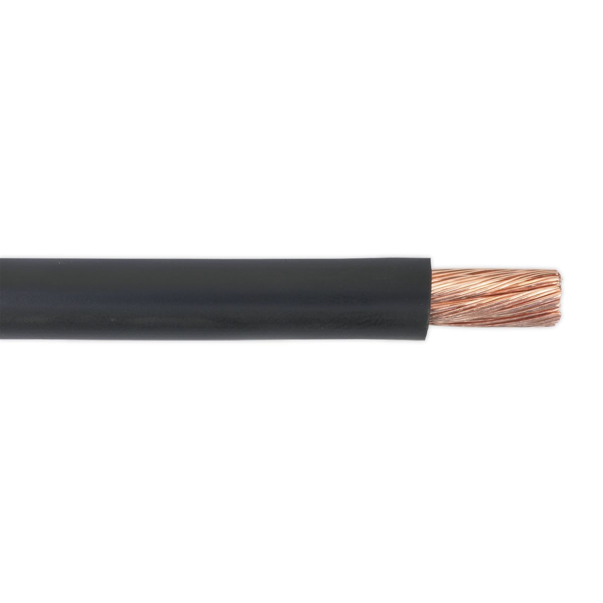 Sealey Automotive Starter Cable 196/0.40mm 25mm_ 170A 10m - Black - Image 1