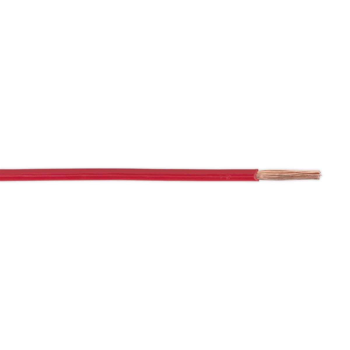 Sealey Thin Wall Single Automotive Cable 2mm_ 28/0.30mm 50m - Red - Image 1