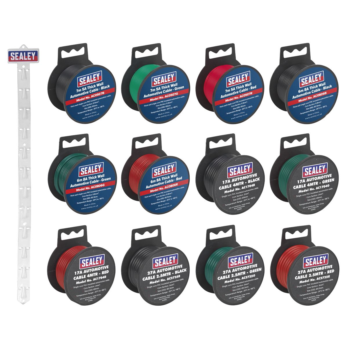 Sealey Clip Strip Deal - Automotive Cable - Image 1