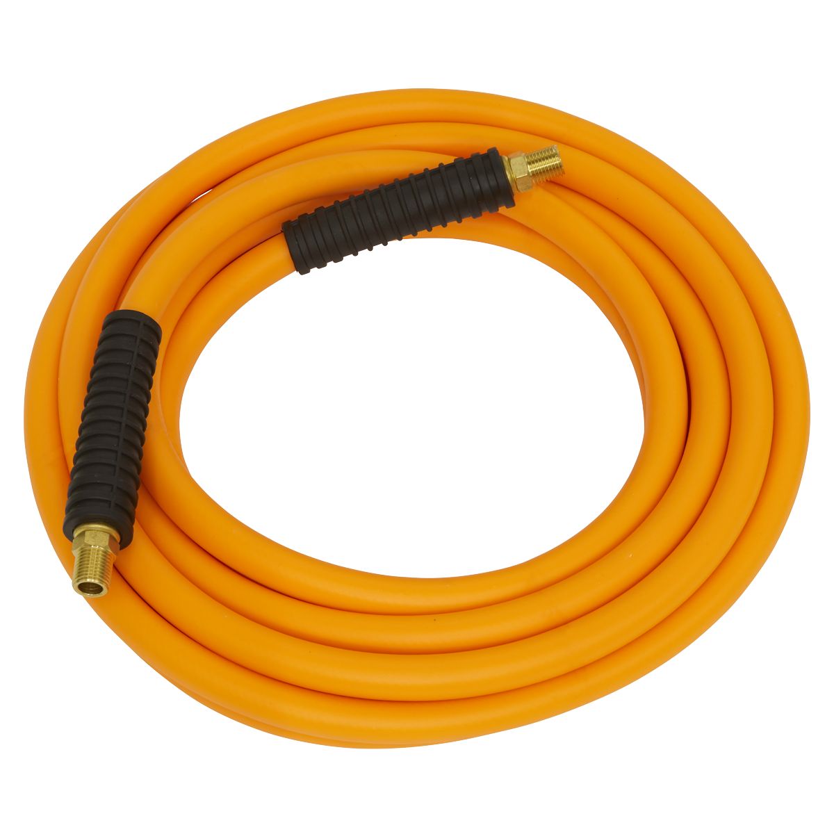 Sealey High-Visibility Hybrid Air Hose with 1/4"BSP Unions 20m x 10mm - Image 1