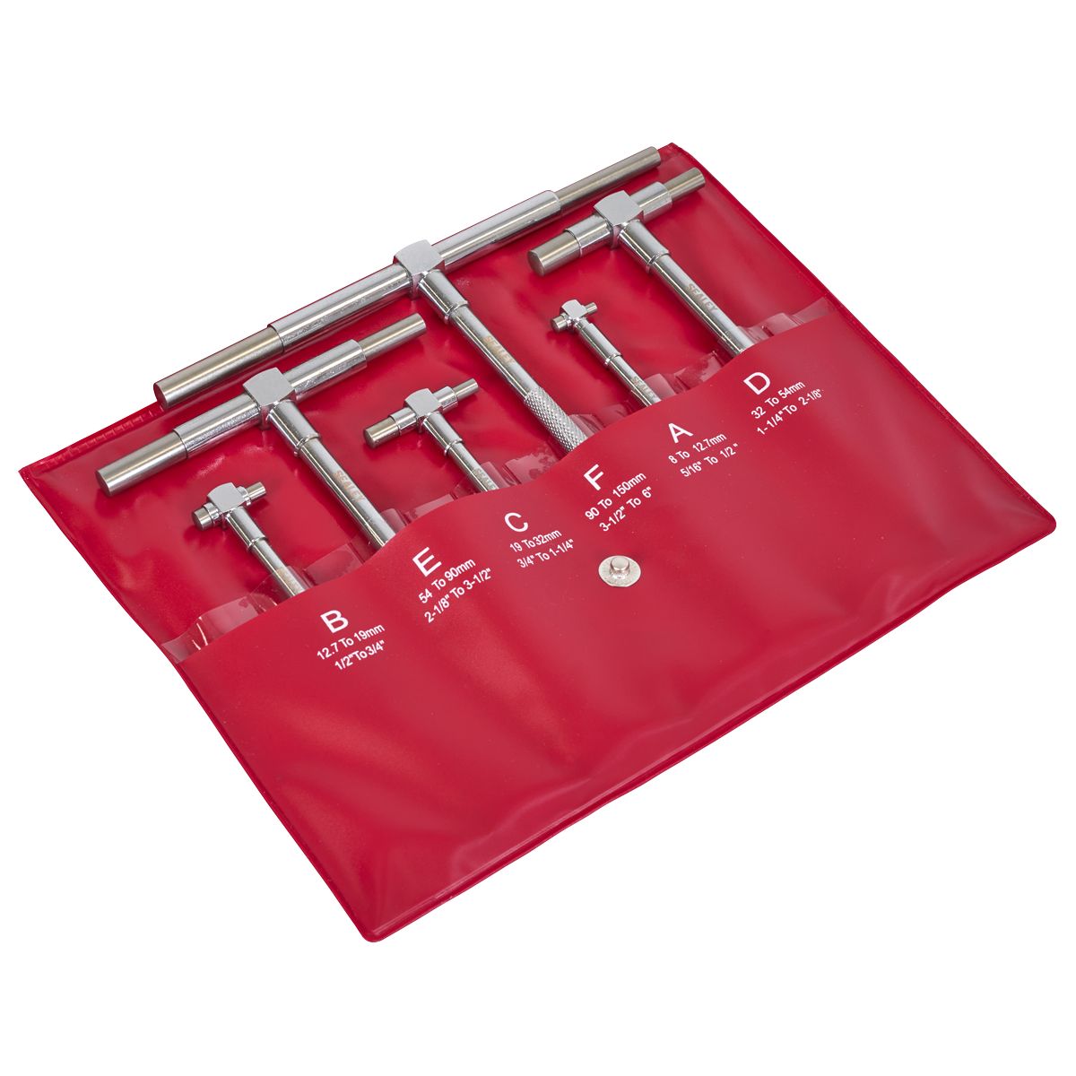 Sealey Telescopic Bore Gauge Set 6pc - Image 3