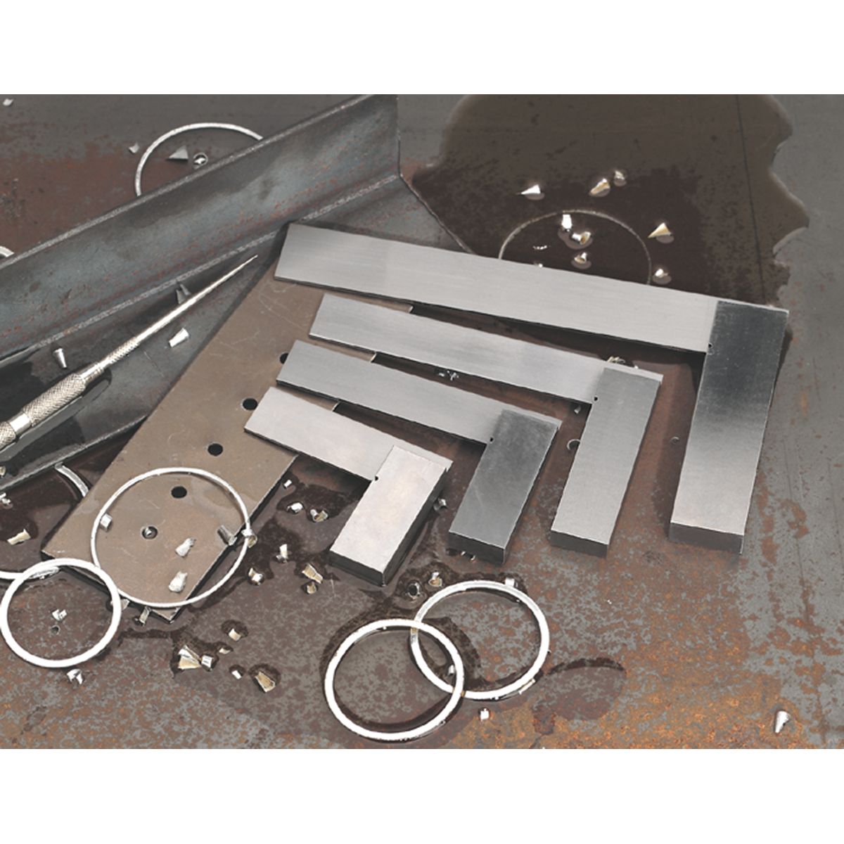 Sealey Precision Steel Square Set 4pc - Image 2