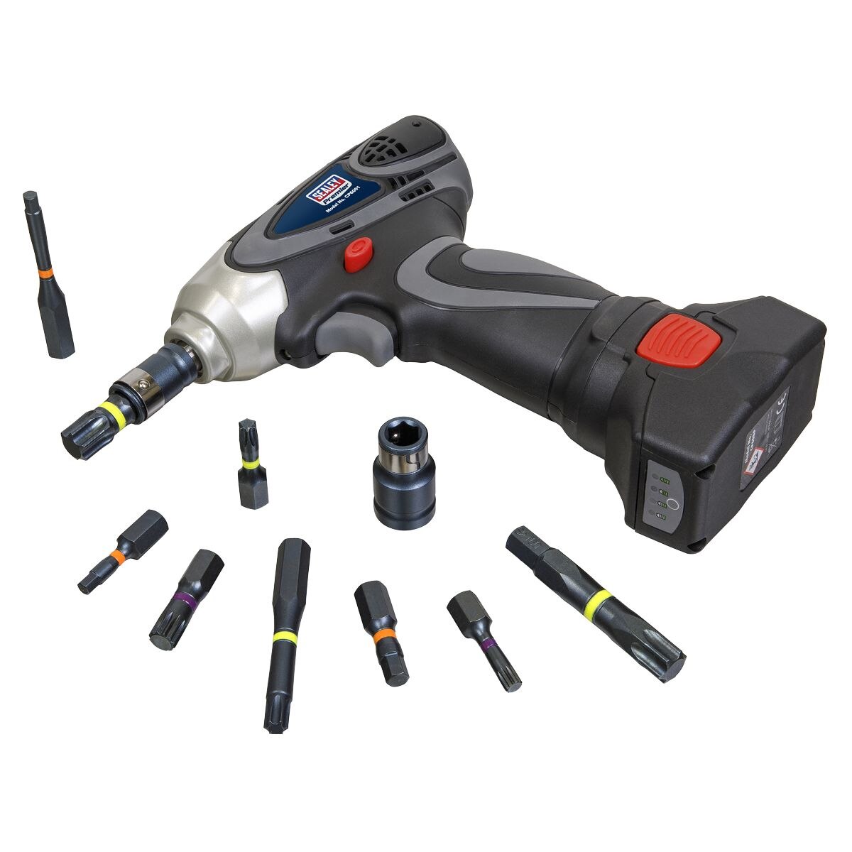 Sealey Premier Impact TRX-Star*/Hex/Spline Bit Set 3/8" & 1/2"Sq Drive 42pc - Image 7
