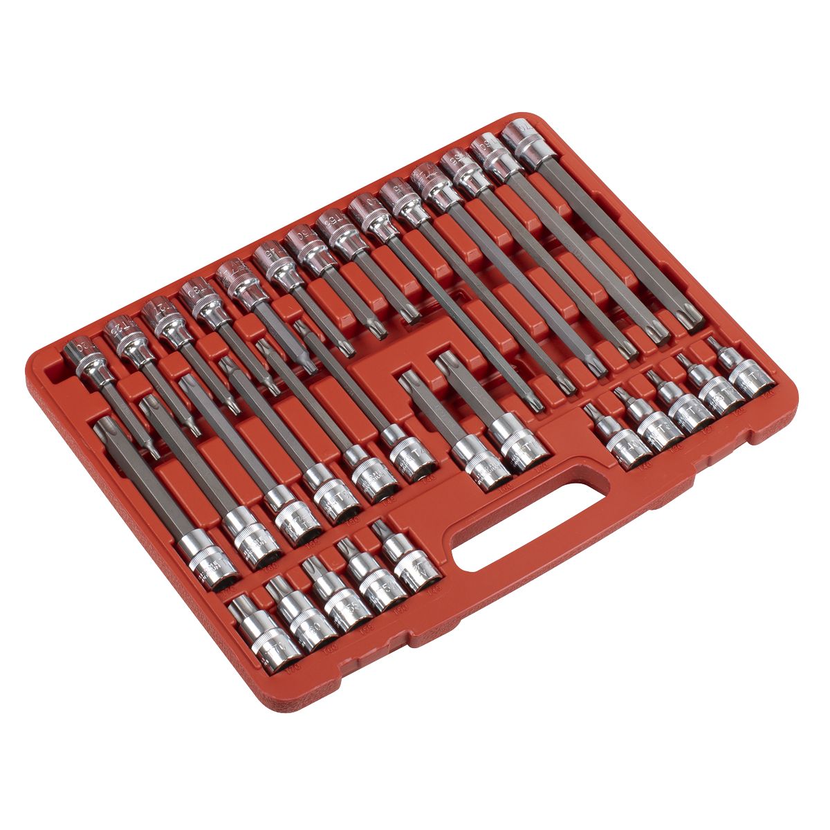 Sealey Premier TRX-Star* Socket Bit Set 1/2"Sq Drive 32pc - Image 5