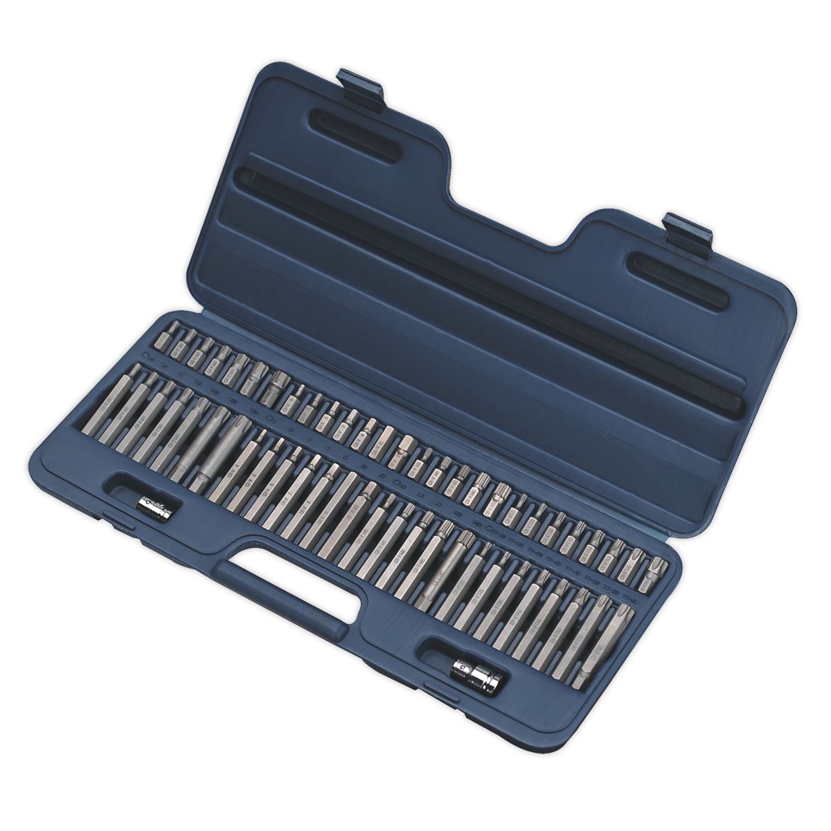 Sealey Premier Security TRX-Star*/Hex/Ribe/Spline Bit Set 3/8" & 1/2"Sq Drive 56pc - Image 3
