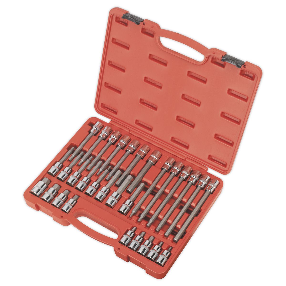 Sealey Premier Hex Socket Bit Set 1/2"Sq Drive 30pc - Image 3