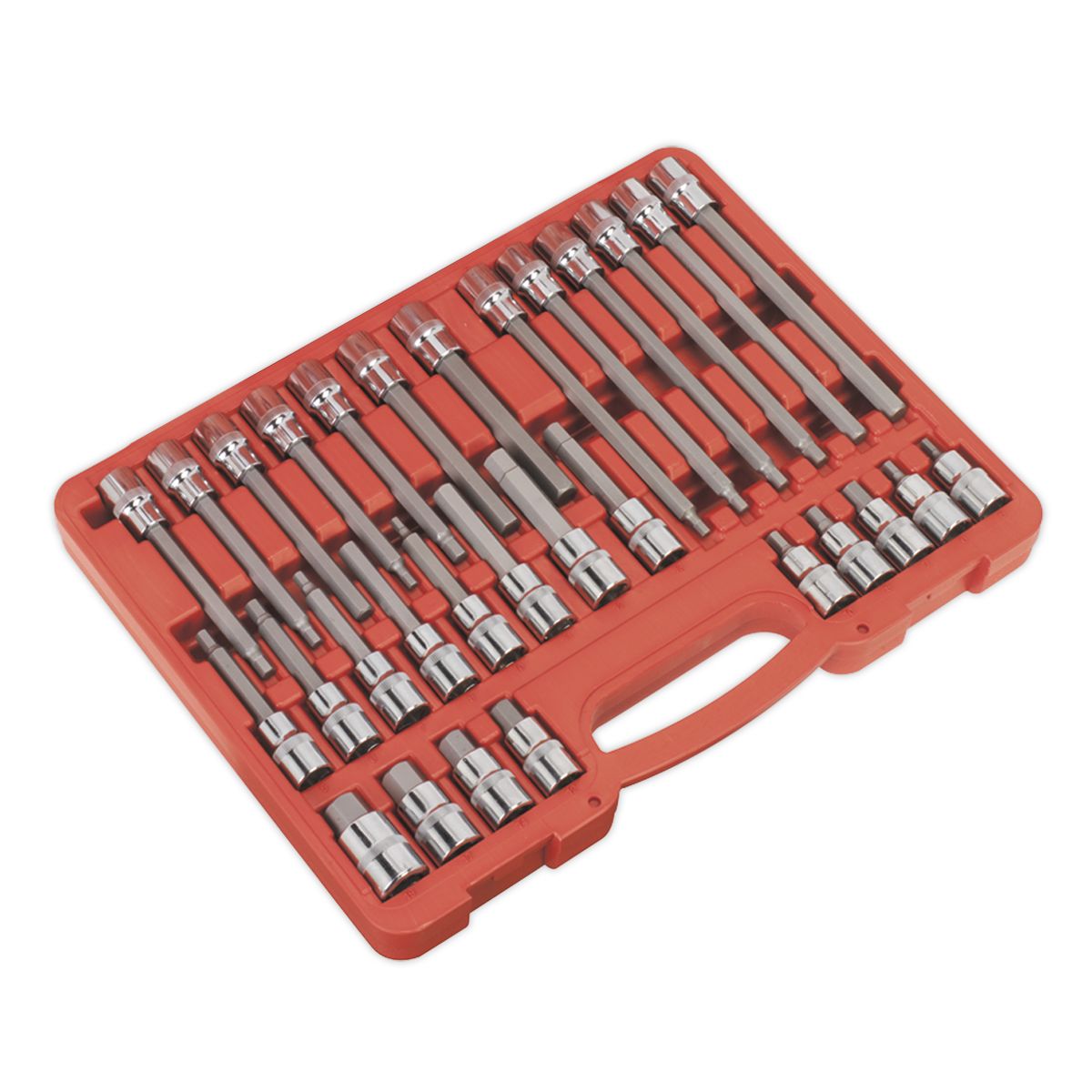 Sealey Premier Hex Socket Bit Set 1/2"Sq Drive 30pc - Image 4