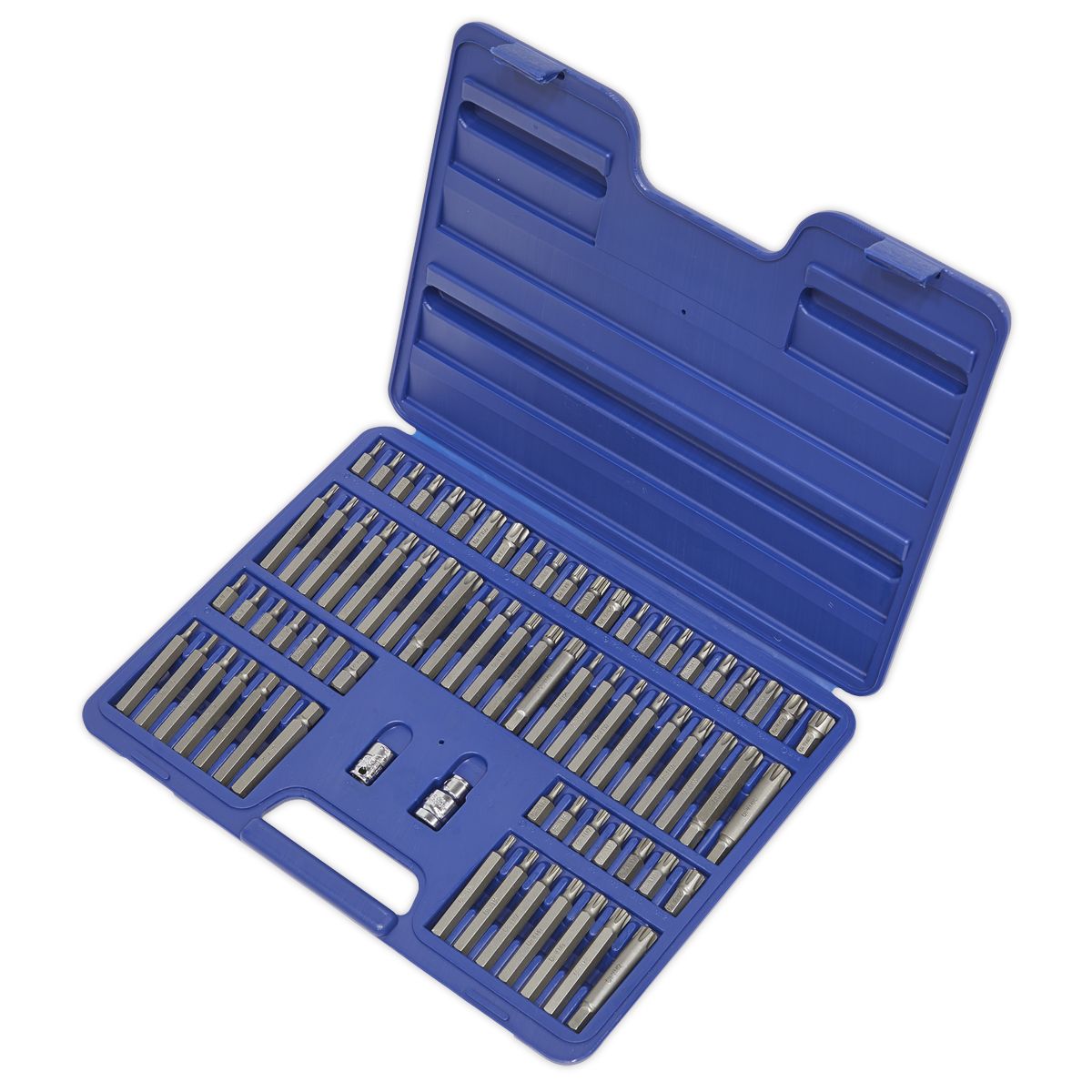 Sealey Premier TRX-Star*/Security TRX-Star*/Hex/Ribe/Spline Bit Set 3/8" & 1/2"Sq Drive 74pc - Image 2