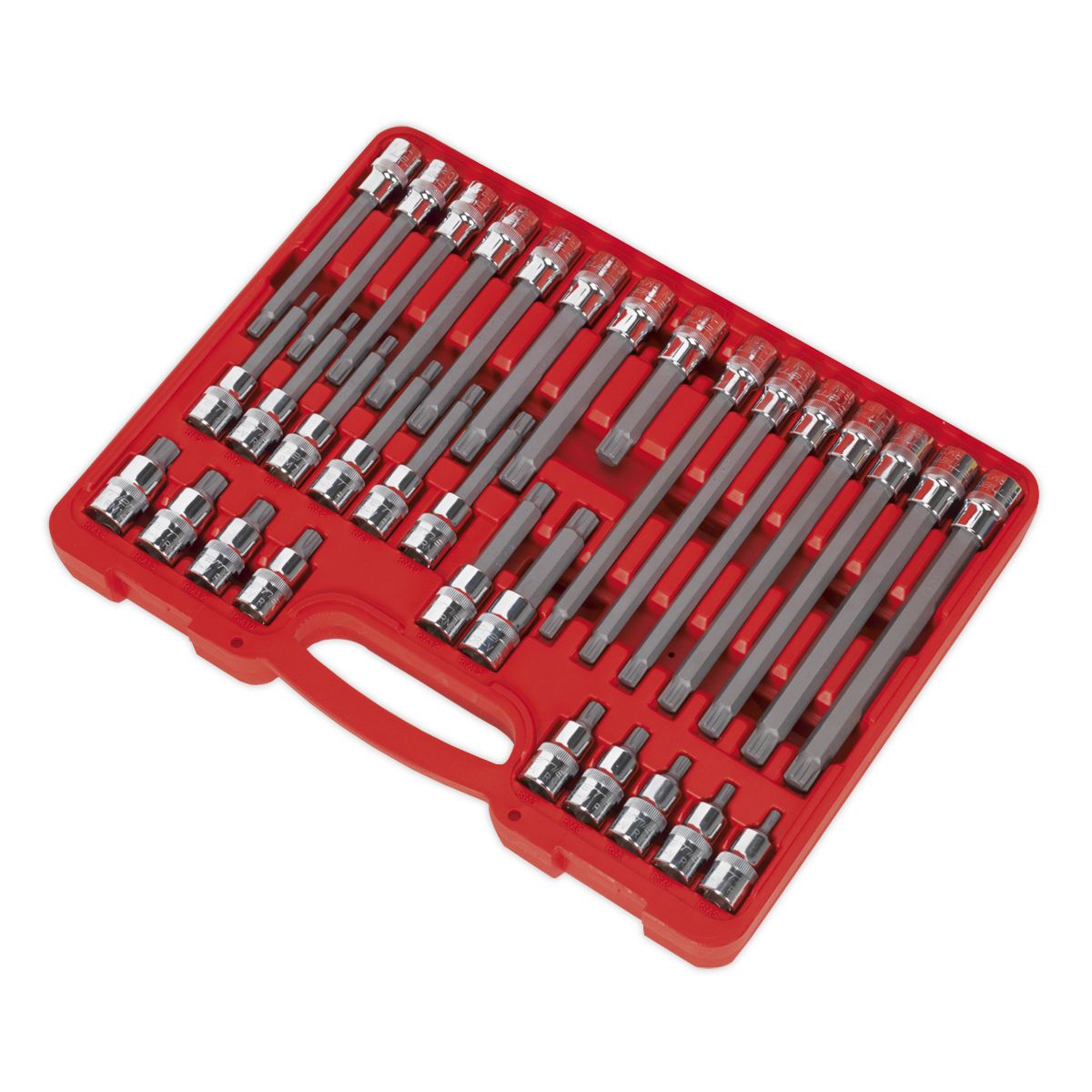 Sealey Premier Ribe Socket Bit Set 1/2"Sq Drive 32pc - Image 7