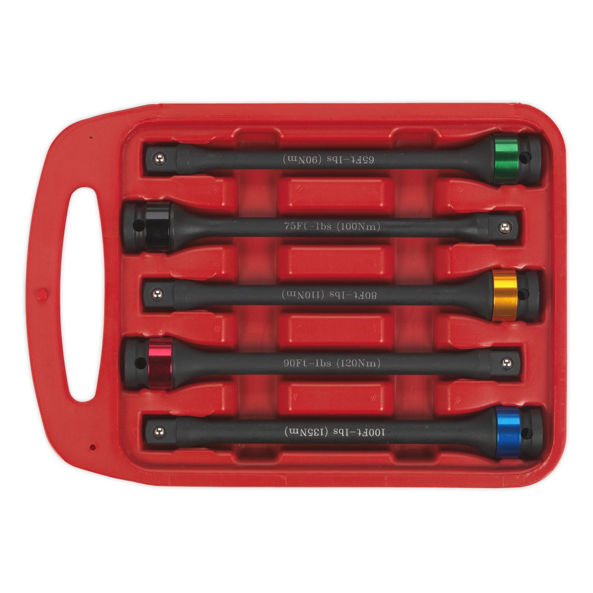 Sealey Torque Stick Set 1/2"Sq Drive 5pc - Image 4