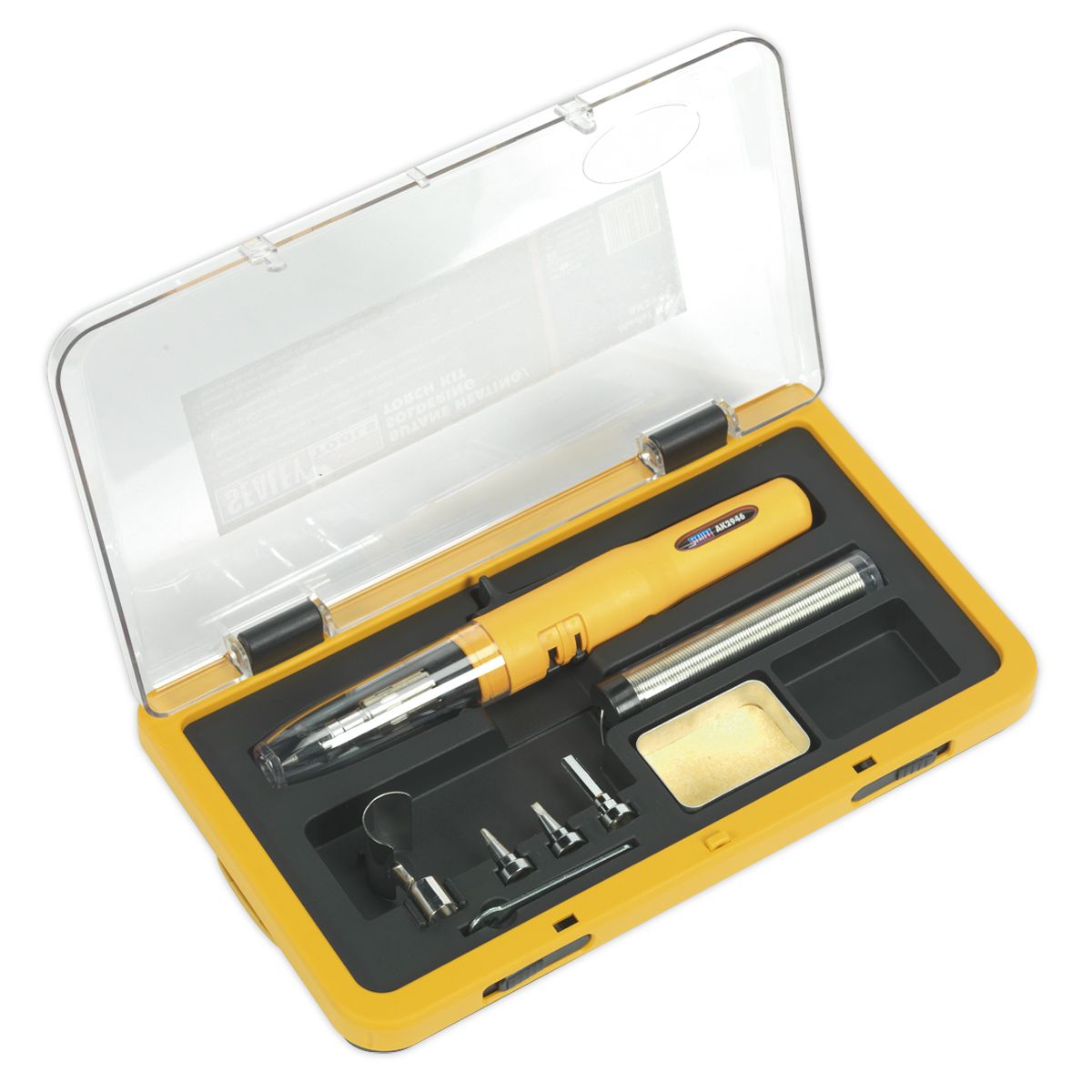 Sealey Premier Butane Heating/Soldering Torch Kit 8pc - Image 1