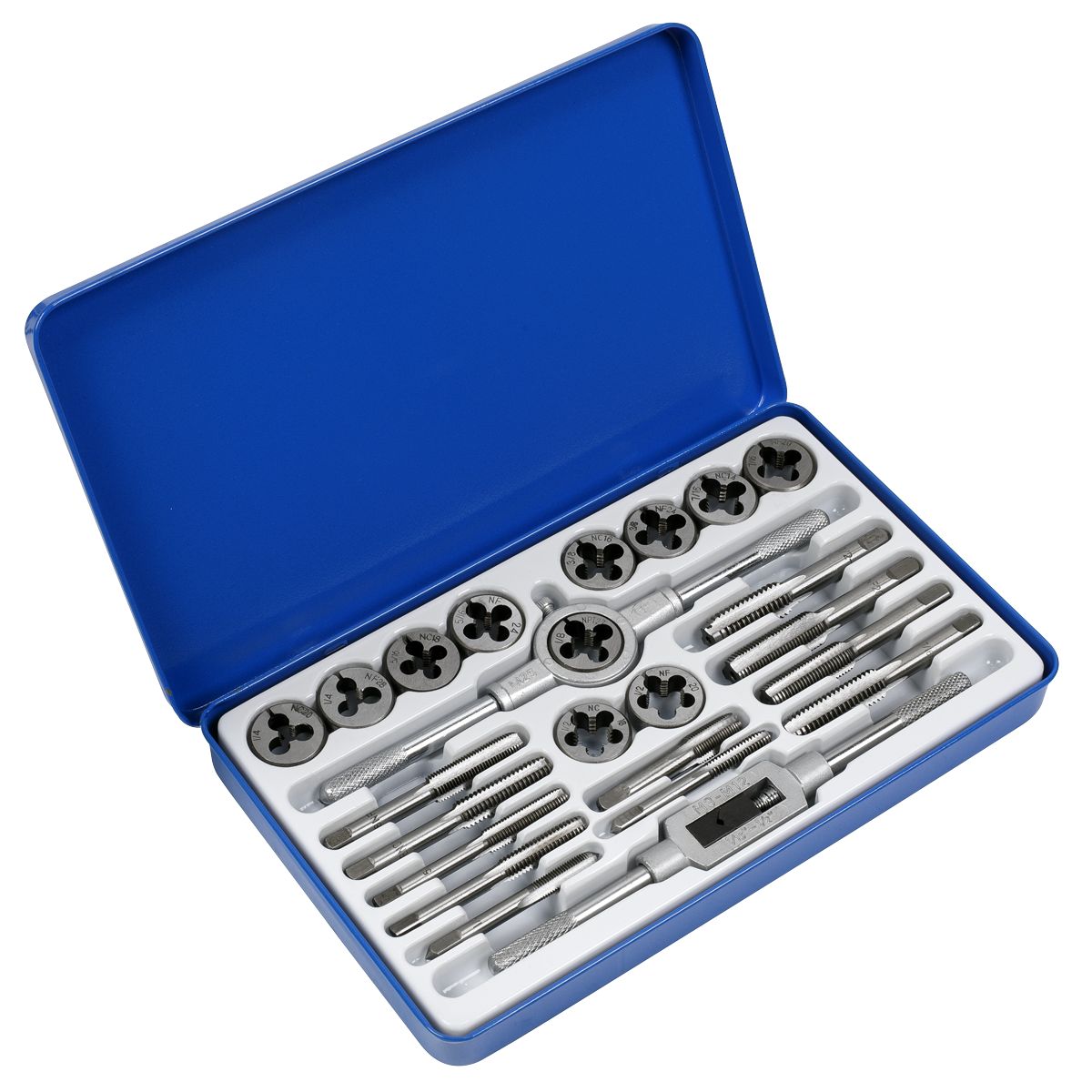 Sealey Imperial Tap & Split Die Set 24pc - Image 1