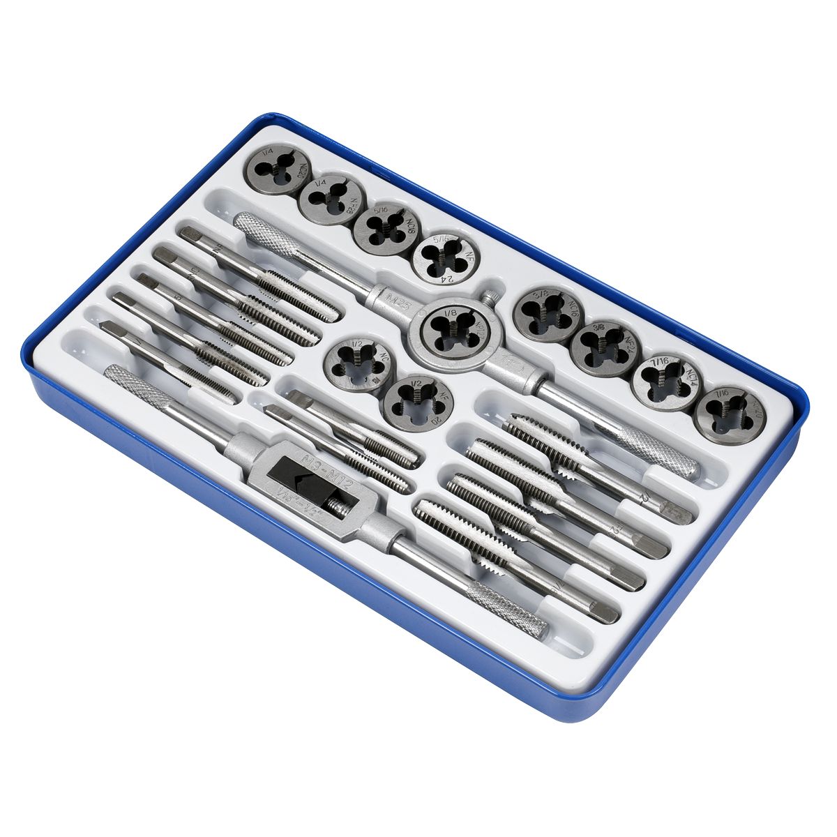 Sealey Imperial Tap & Split Die Set 24pc - Image 5