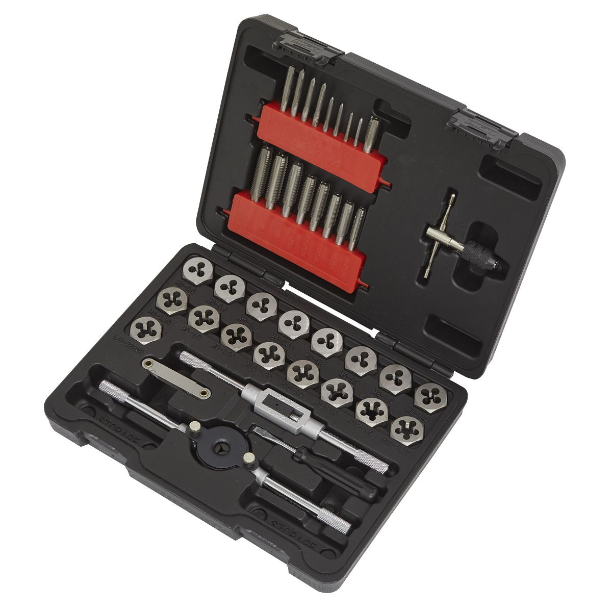 Sealey Metric Tap & Hex Die Set 39pc - Image 2