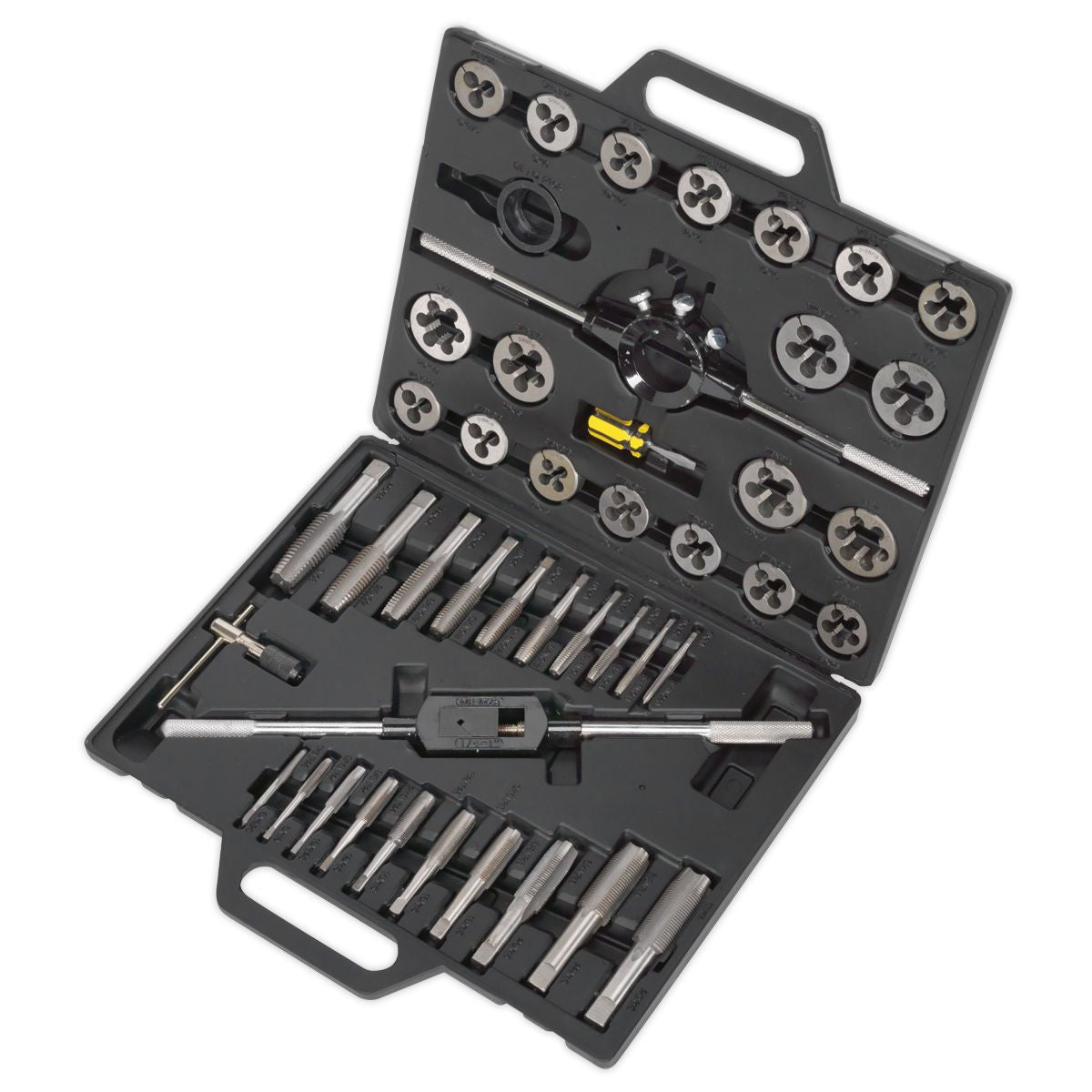 Sealey Imperial Tap & Die Set Split Dies 45pc - Image 2