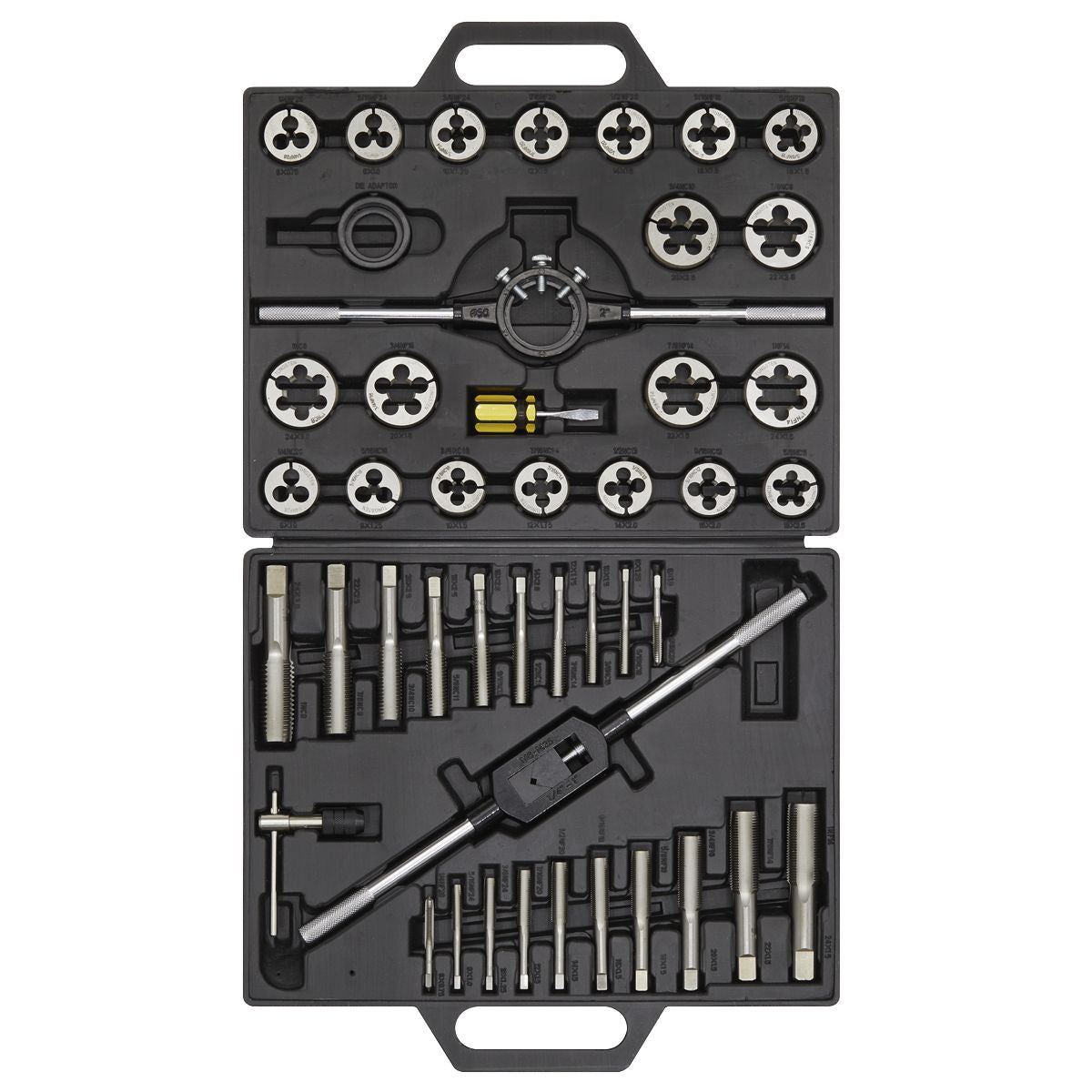 Sealey Imperial Tap & Die Set Split Dies 45pc - Image 3