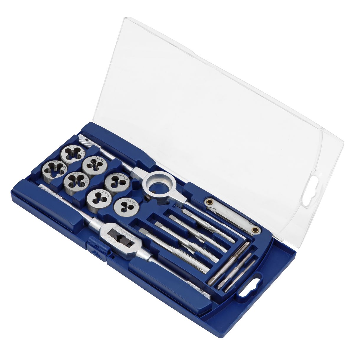 Sealey Metric Tap & Die Set 17pc - Image 2