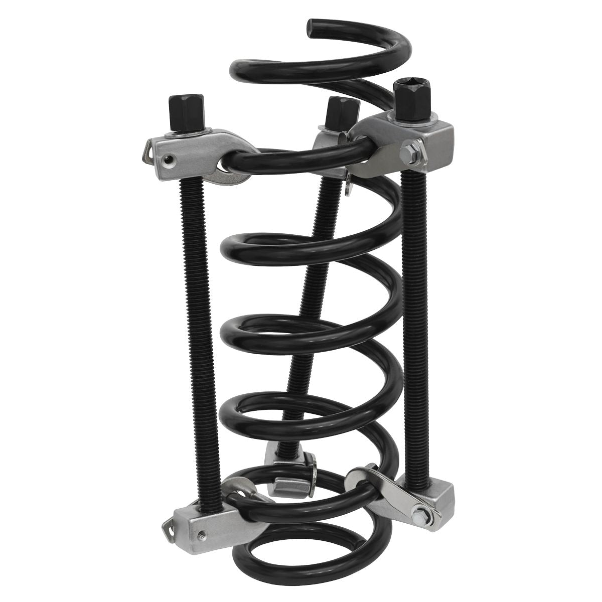 Sealey Coil Spring Compressor with Safety Hooks 1200kg 3pc - Image 1
