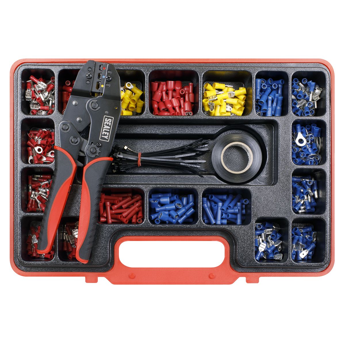 Sealey Ratchet Crimping Tool Kit 552pc - Image 7