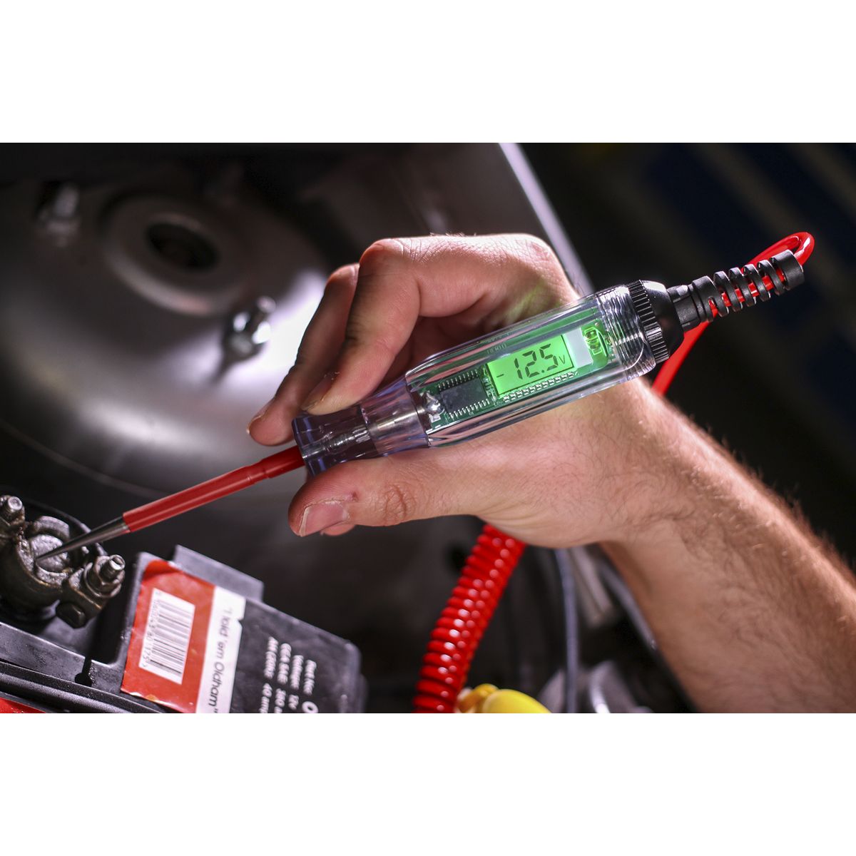 Sealey Integrated Test Light/Voltmeter 3-48V - Image 2
