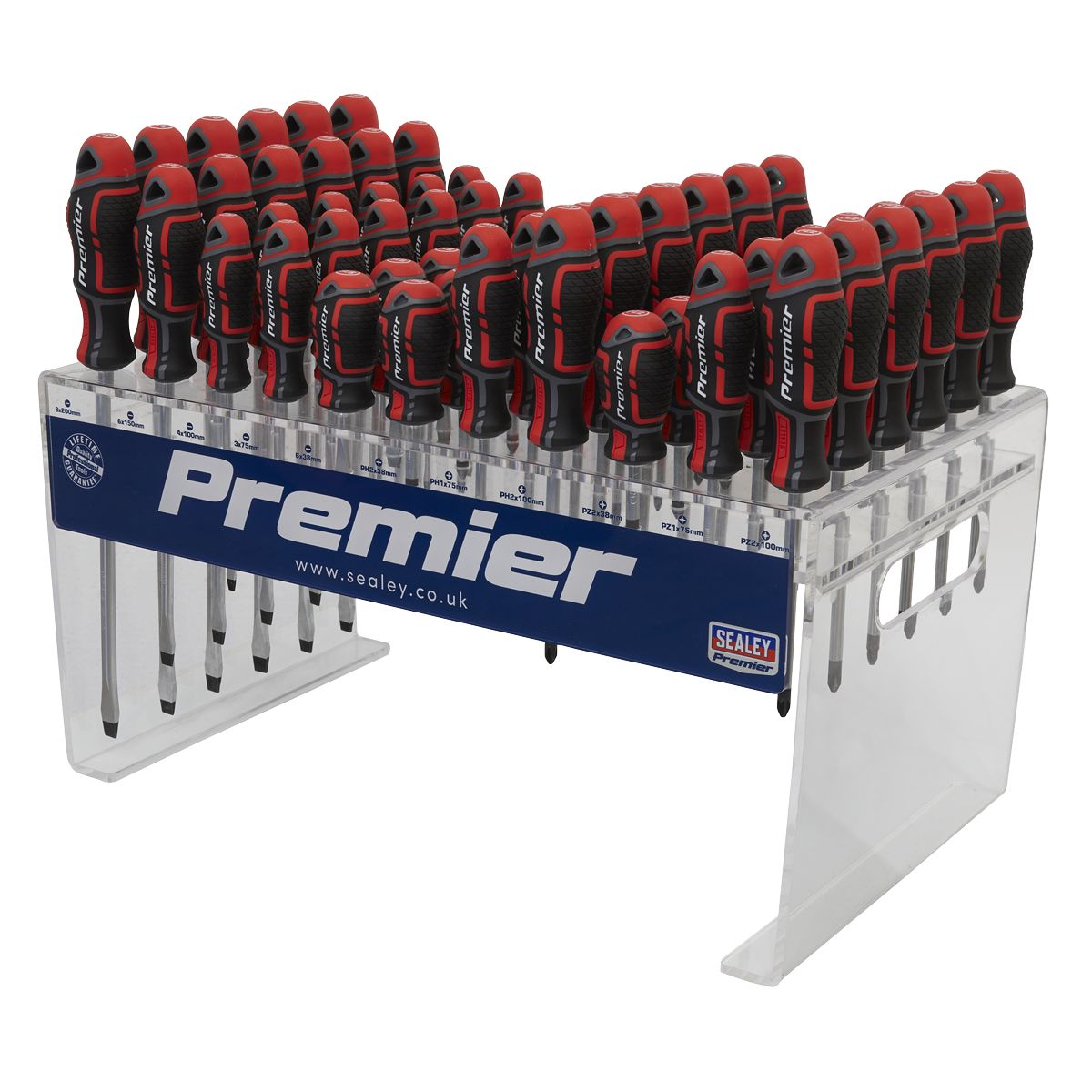 Sealey Premier GripMAX Individual Screwdrivers Countertop Display 66pc - Image 3
