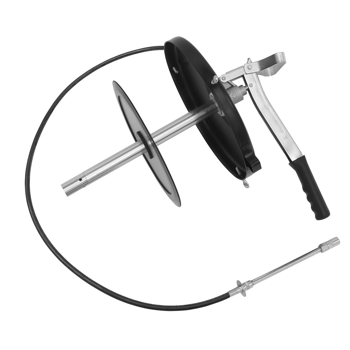 Sealey Extra-Heavy-Duty Grease Pump with Follower Plate 12.5kg - Image 1