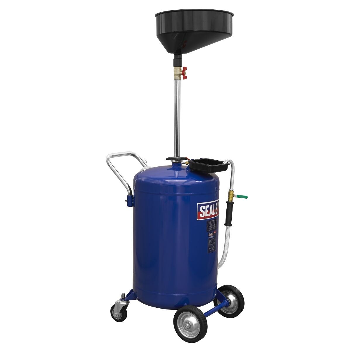 Sealey Air Discharge Mobile Oil Drainer 110L - Image 2