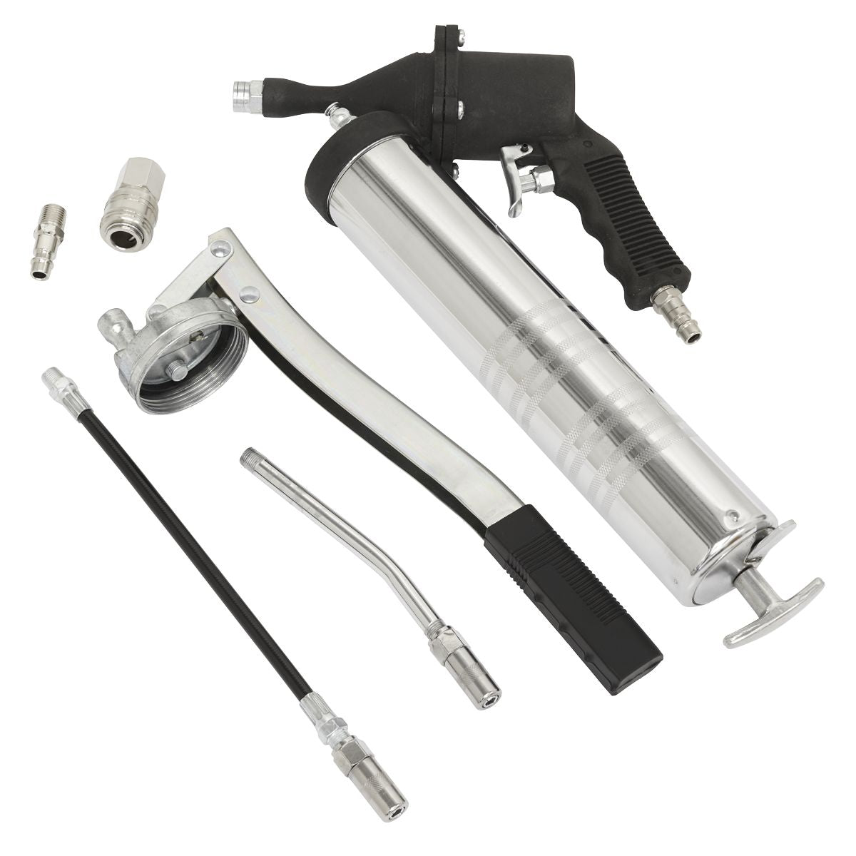Sealey Manual/Air Grease Gun Kit - Image 1