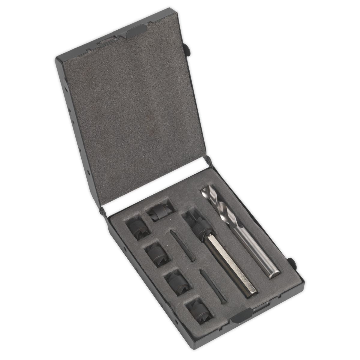 Sealey Spot Weld Cutter & Drill Bit Set 10mm 9pc - Image 1