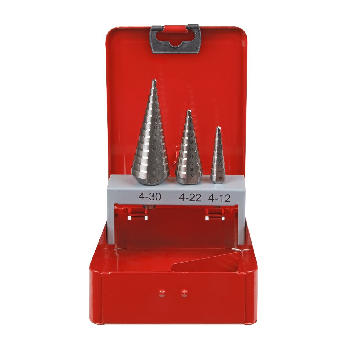 Sealey Double Flute HSS M2 Step Drill Bit Set 3pc - Image 5