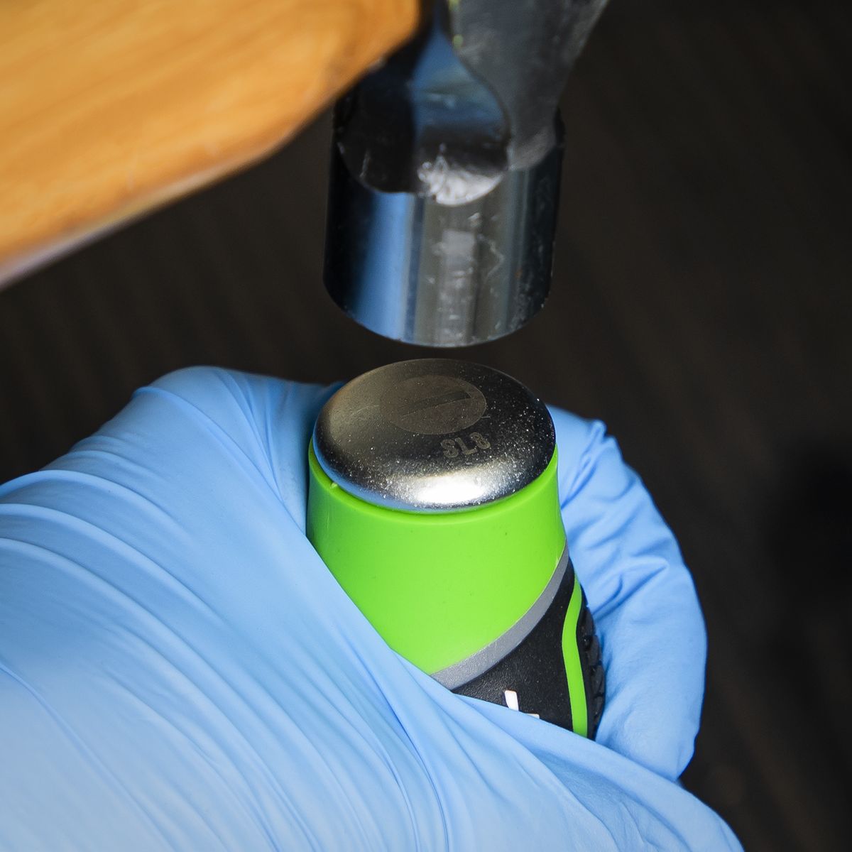 Sealey Premier Hammer-Thru Screwdriver Set 9pc - Hi-Vis Green - Image 5