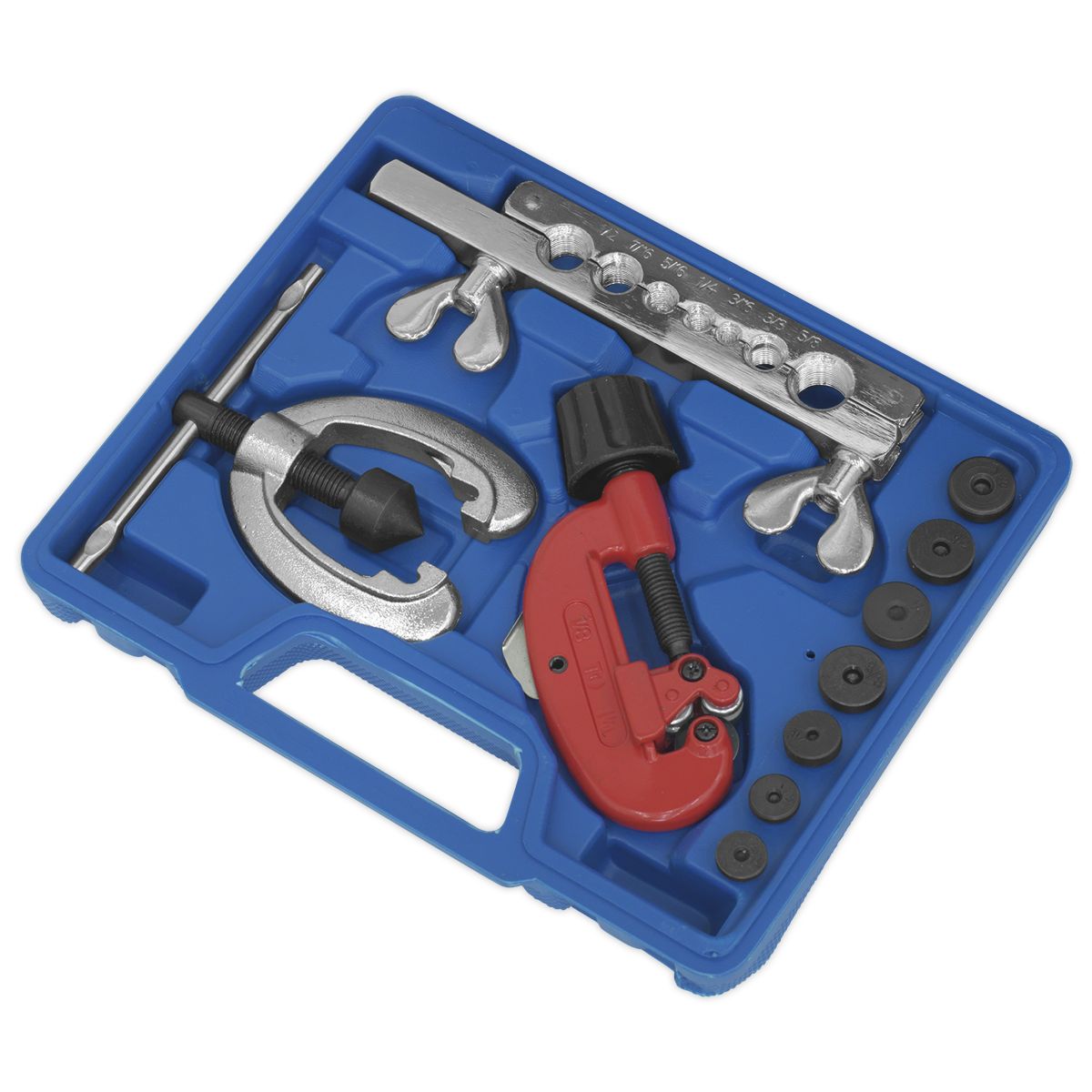 Sealey Premier Pipe Flaring & Cutting Kit 10pc - Image 2