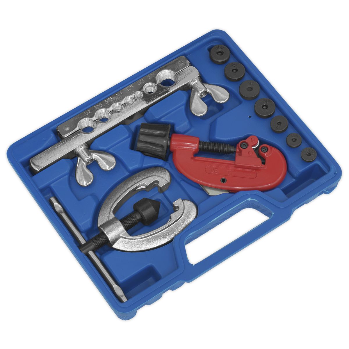 Sealey Premier Pipe Flaring & Cutting Kit 10pc - Image 4