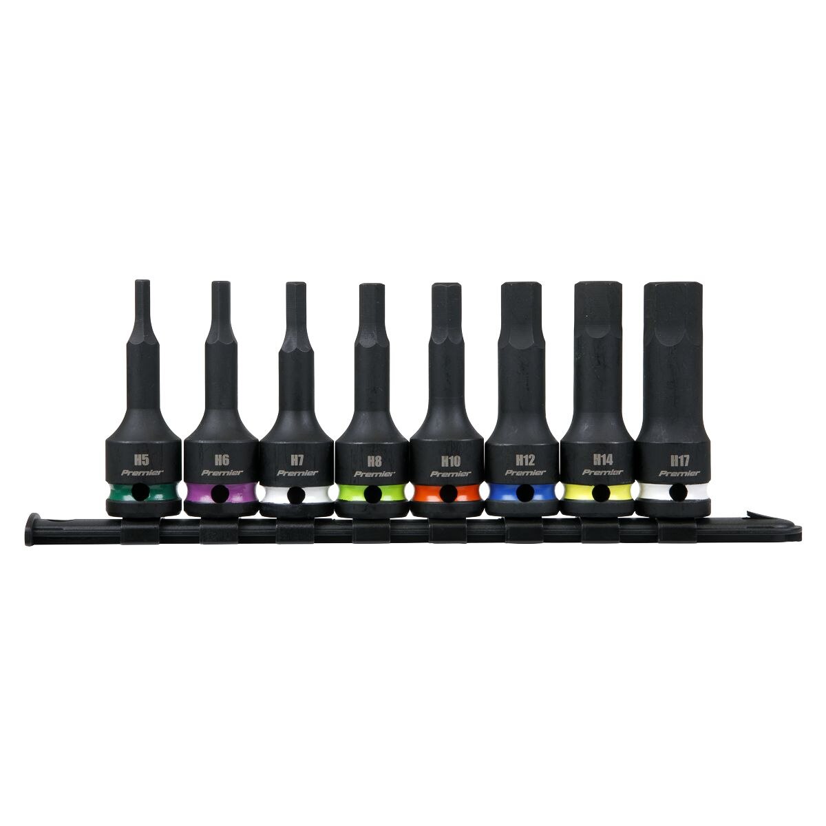 Sealey Premier TRX-Star* Impact Socket Bit Set 1/2"Sq Drive 8pc - Image 3