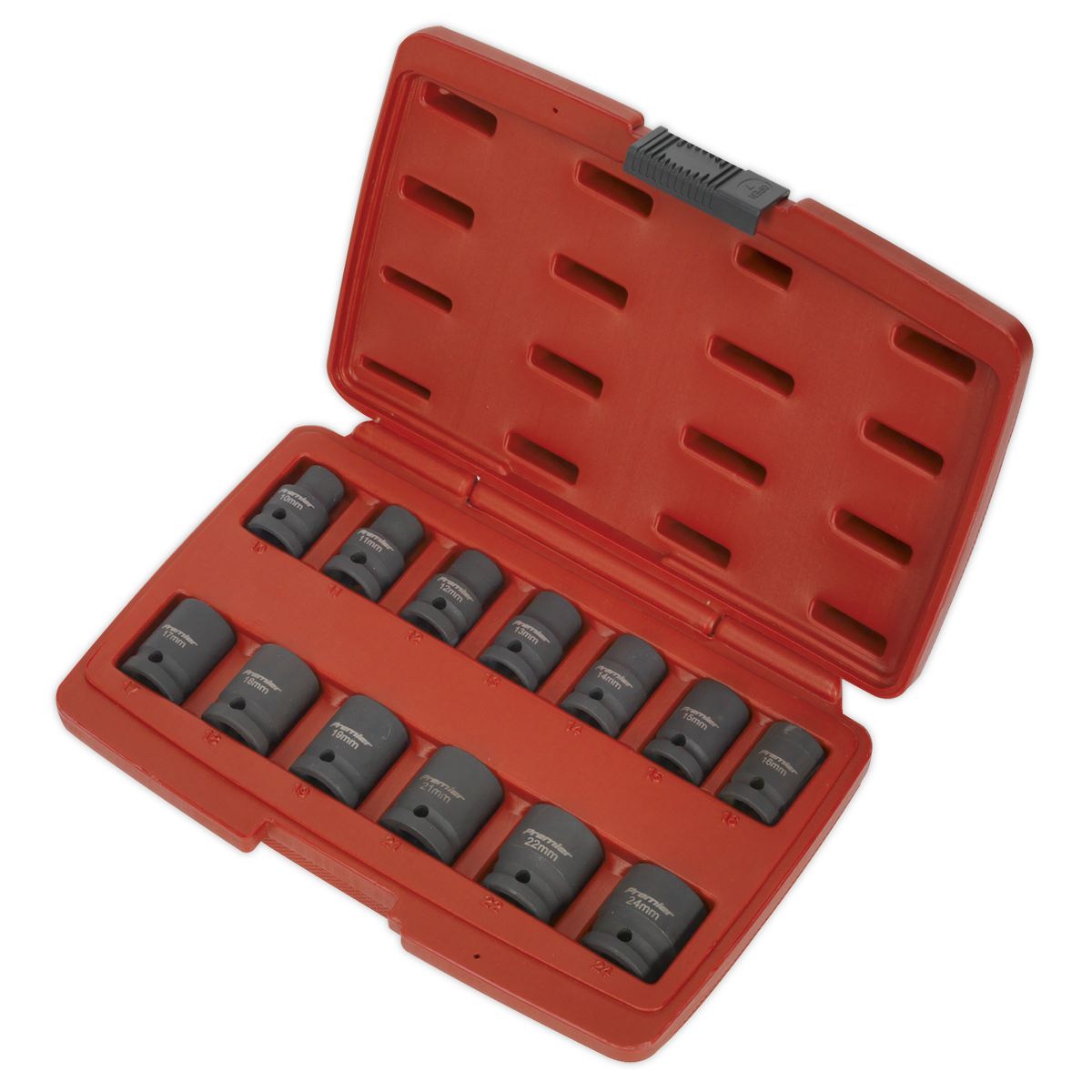 Sealey Premier Total Drive Impact Socket Set 1/2"Sq 13pc - Image 9